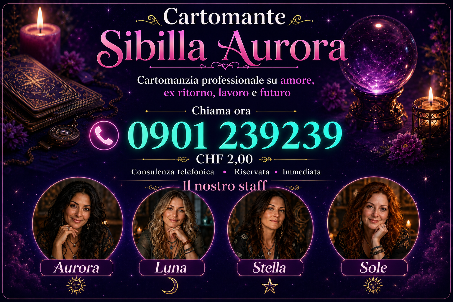 Lettura dei Tarocchi al telefono per chiarire situazioni personali