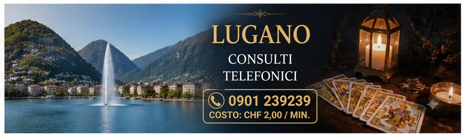 Cartomanzia telefonica a Lugano per consulti immediati