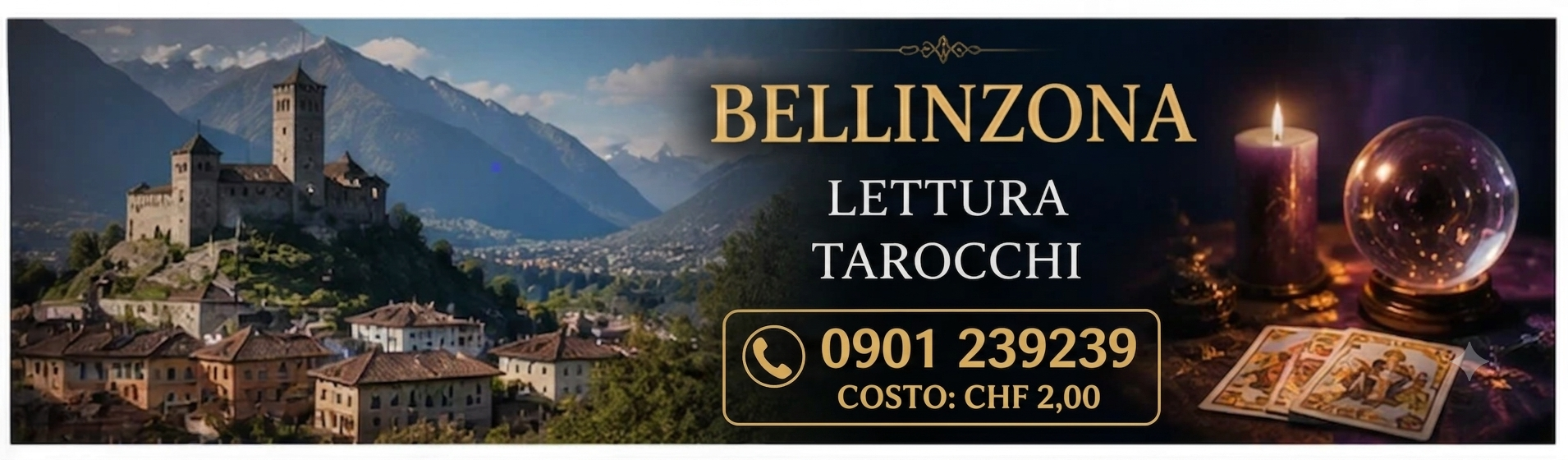 Cartomante al telefono a Bellinzona per lettura dei tarocchi