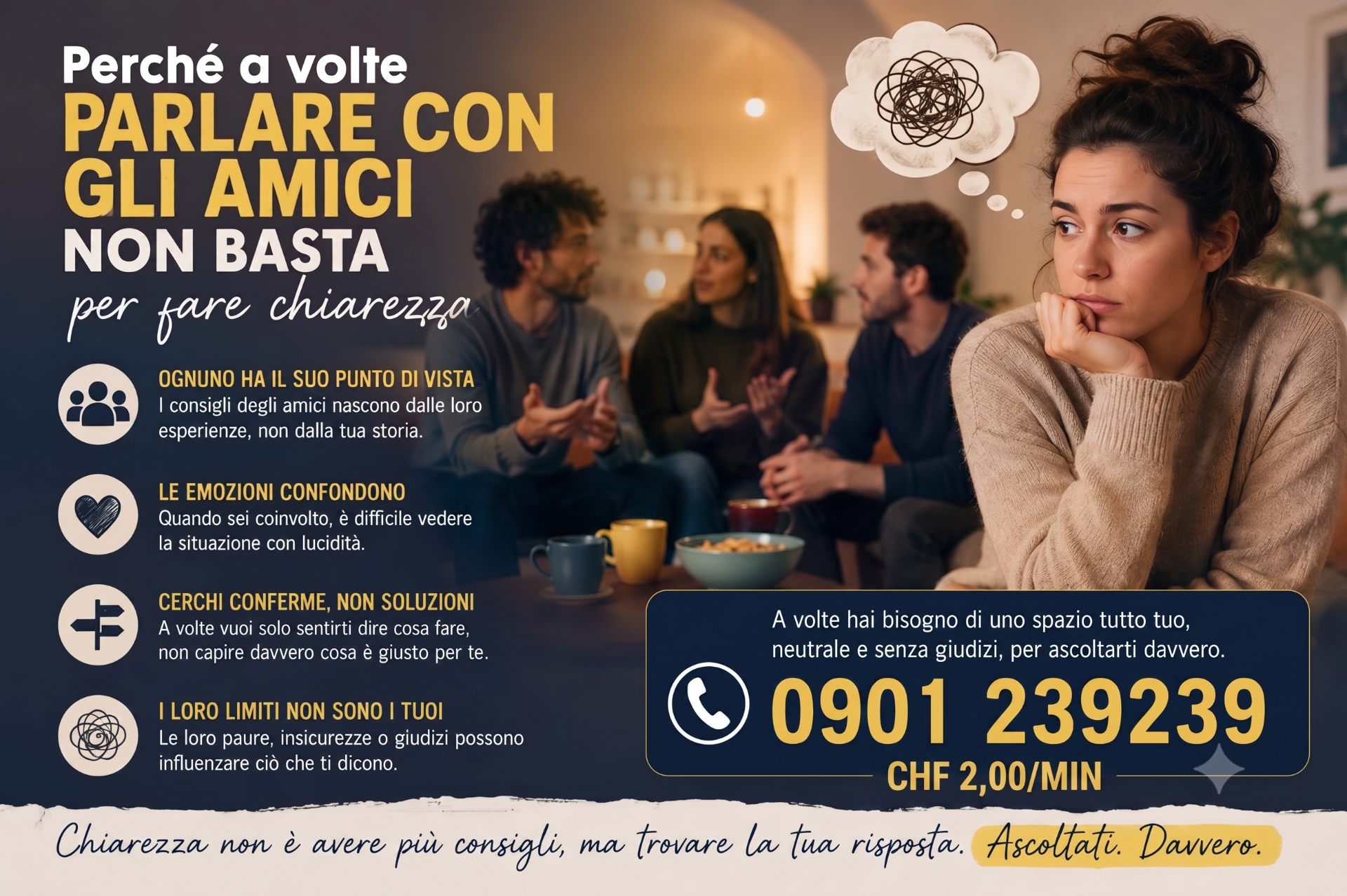 Cartomanzia telefonica per fare chiarezza su amore, lavoro e decisioni importanti