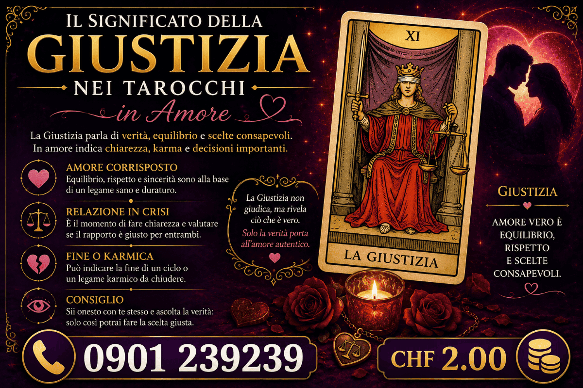 Tarocchi amore: consulto telefonico per fiamma gemella, legami karmici e ritorno dell'ex